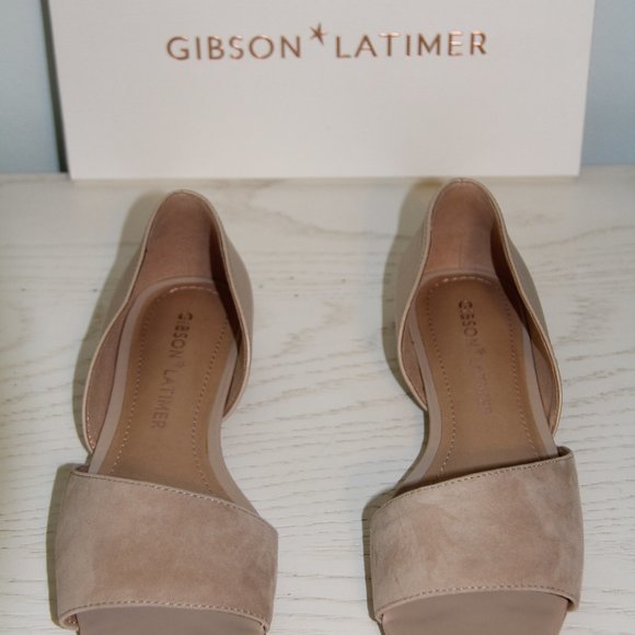 Gibson Latimer Ryanne flat in Bone size 7 - Picture 1 of 5